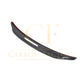 C Style Carbon Fibre Boot Spoiler for Audi C8 A6 S6 19-24 - Carbon Factory