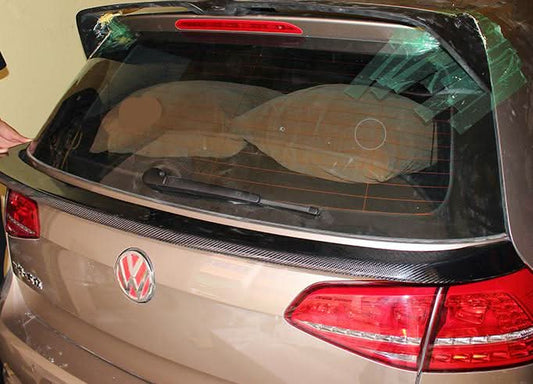 Carbon Fibre Mid Spoiler for VW Golf MK7 14-20 - Carbon Factory