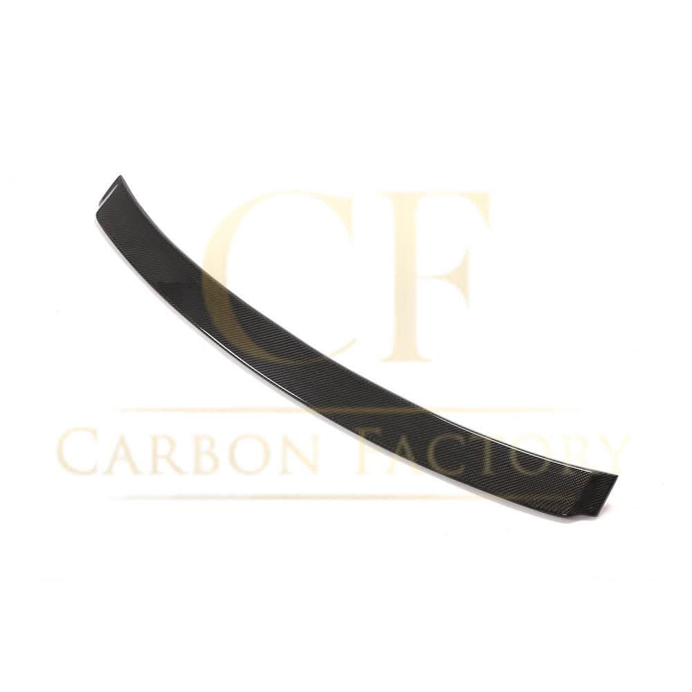 Carbon fibre roof spoiler for Audi A3 S3 RS3 saloon models 2013-2020, enhancing sporty look and aerodynamics.