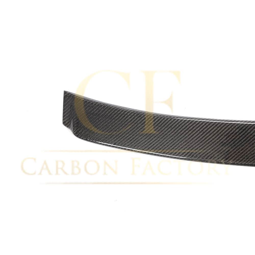 Carbon fibre roof spoiler for Audi A3 S3 RS3 saloon (2013-2020), enhances aerodynamics and sporty appearance.