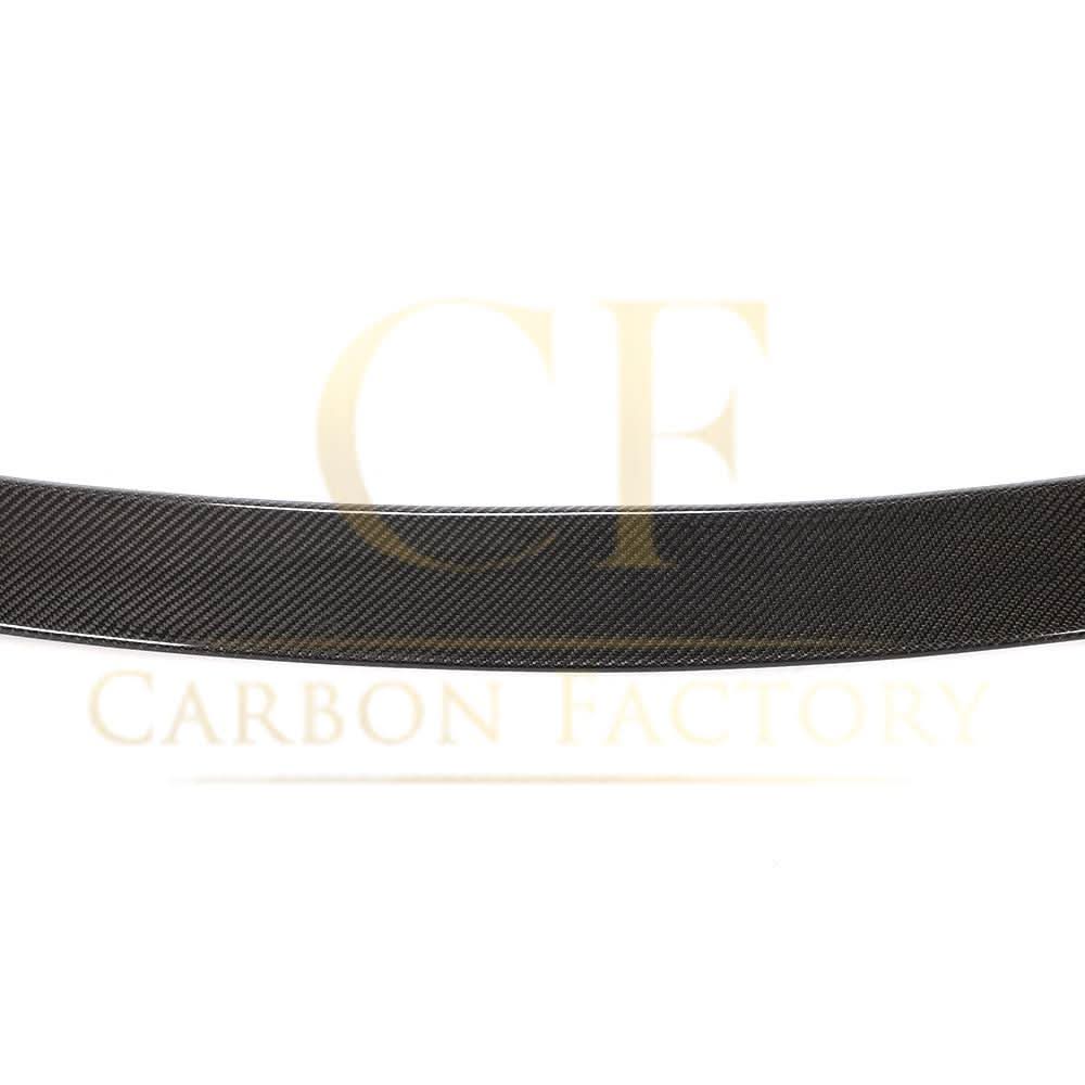 Carbon fibre roof spoiler for Audi A3 S3 RS3 saloon 2013-2020, enhancing sporty appearance and aerodynamic performance.
