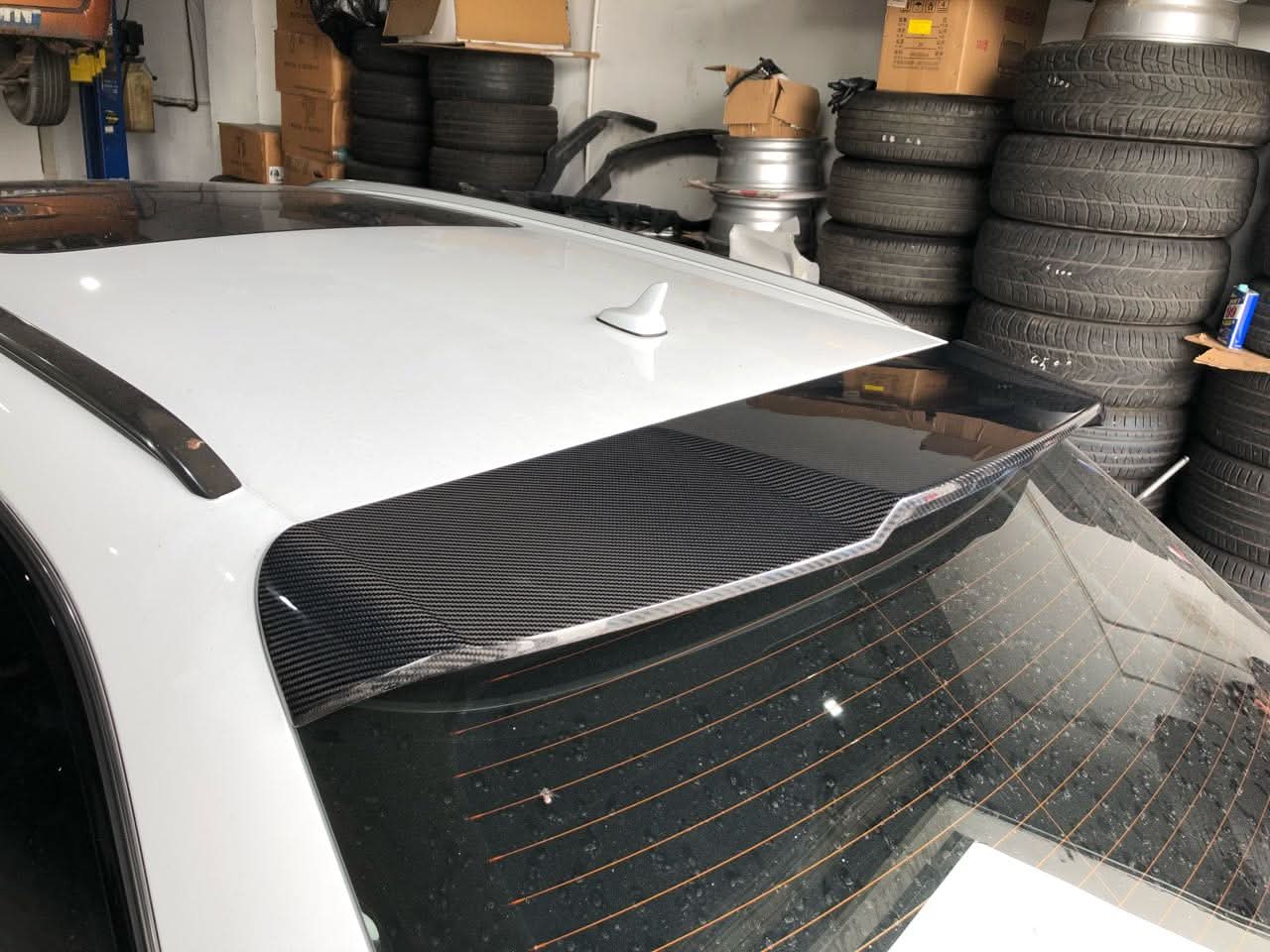 Carbon Fibre Roof Spoiler for Audi C7.5 A6 Estate 15-18 - Carbon Factory
