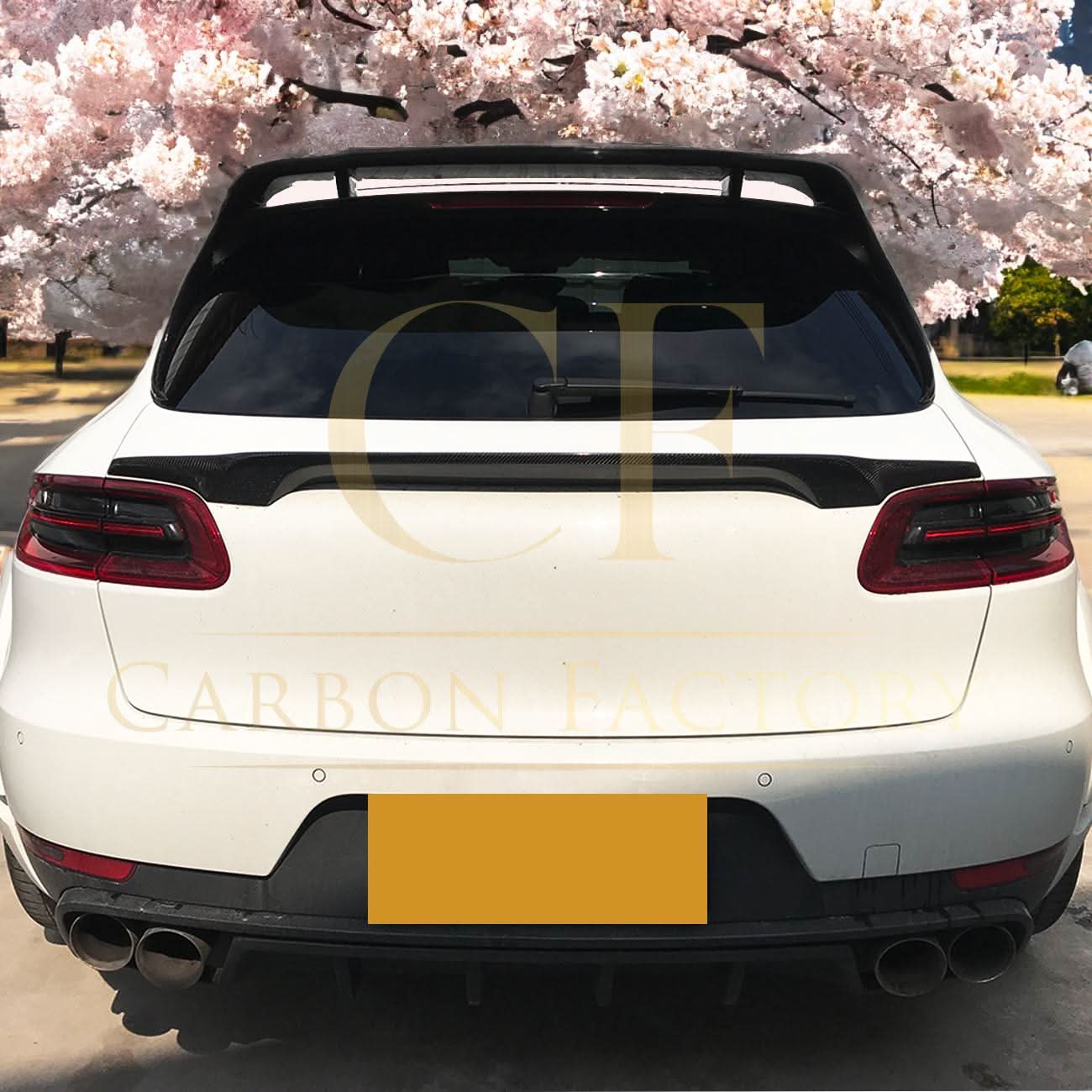 Carbon Fibre Roof Spoiler for Porsche Macan 14-20 - Carbon Factory