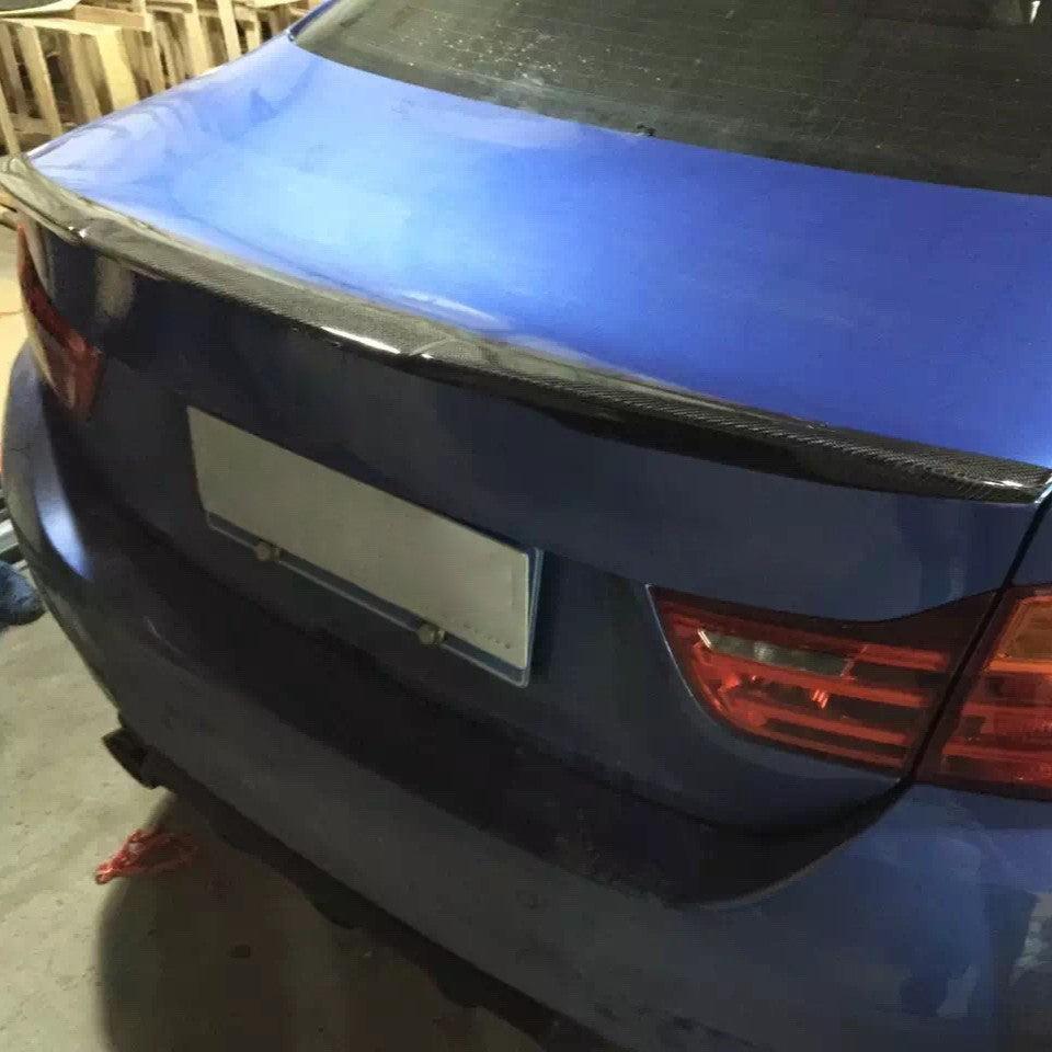 CS Style Carbon Fibre Boot Spoiler for BMW 4 Series F32 Coupe 14-20 - Carbon Factory