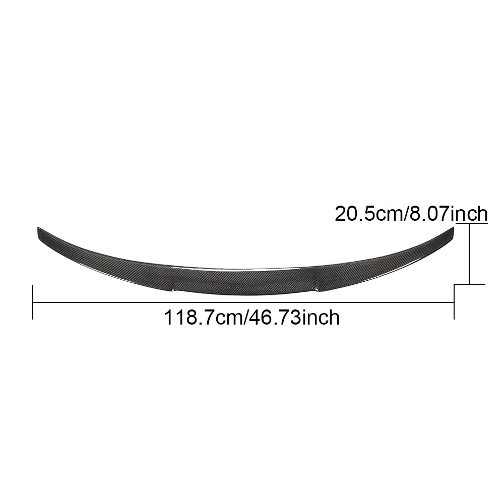 CS Style Carbon Fibre Boot Spoiler for BMW 4 Series F32 Coupe 14-20 - Carbon Factory