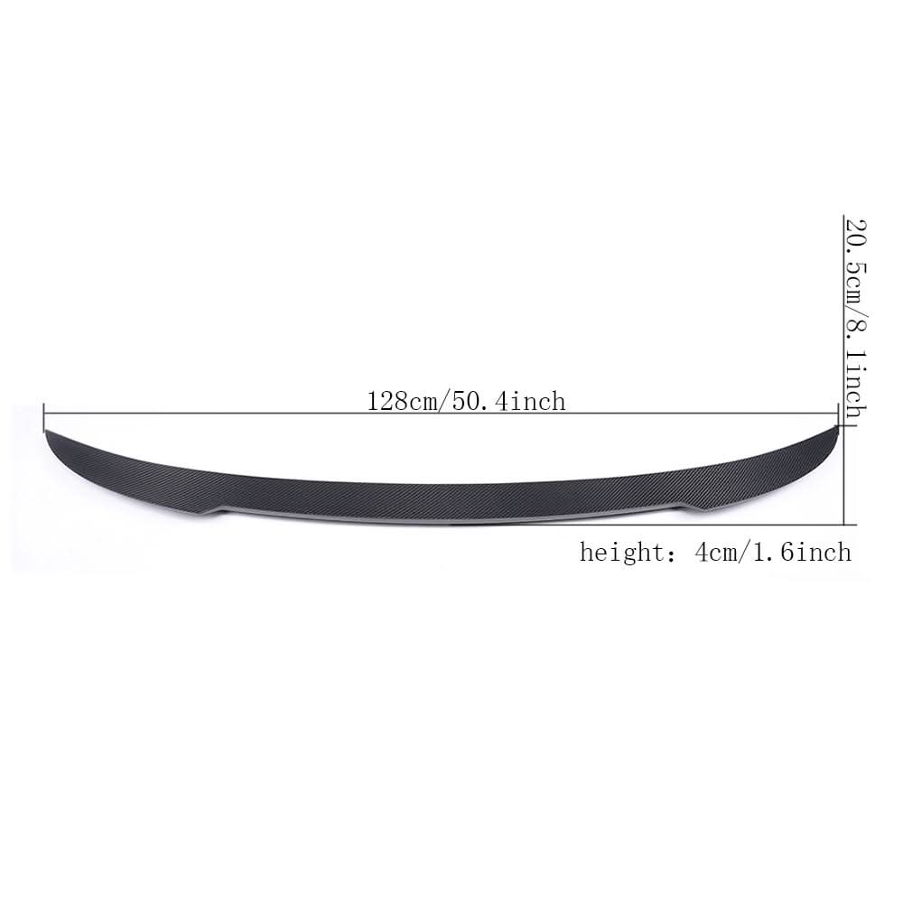 CS Style Carbon Fibre Boot Spoiler for BMW 4 Series F33 Convertible inc F83 M4 14-20 - Carbon Factory