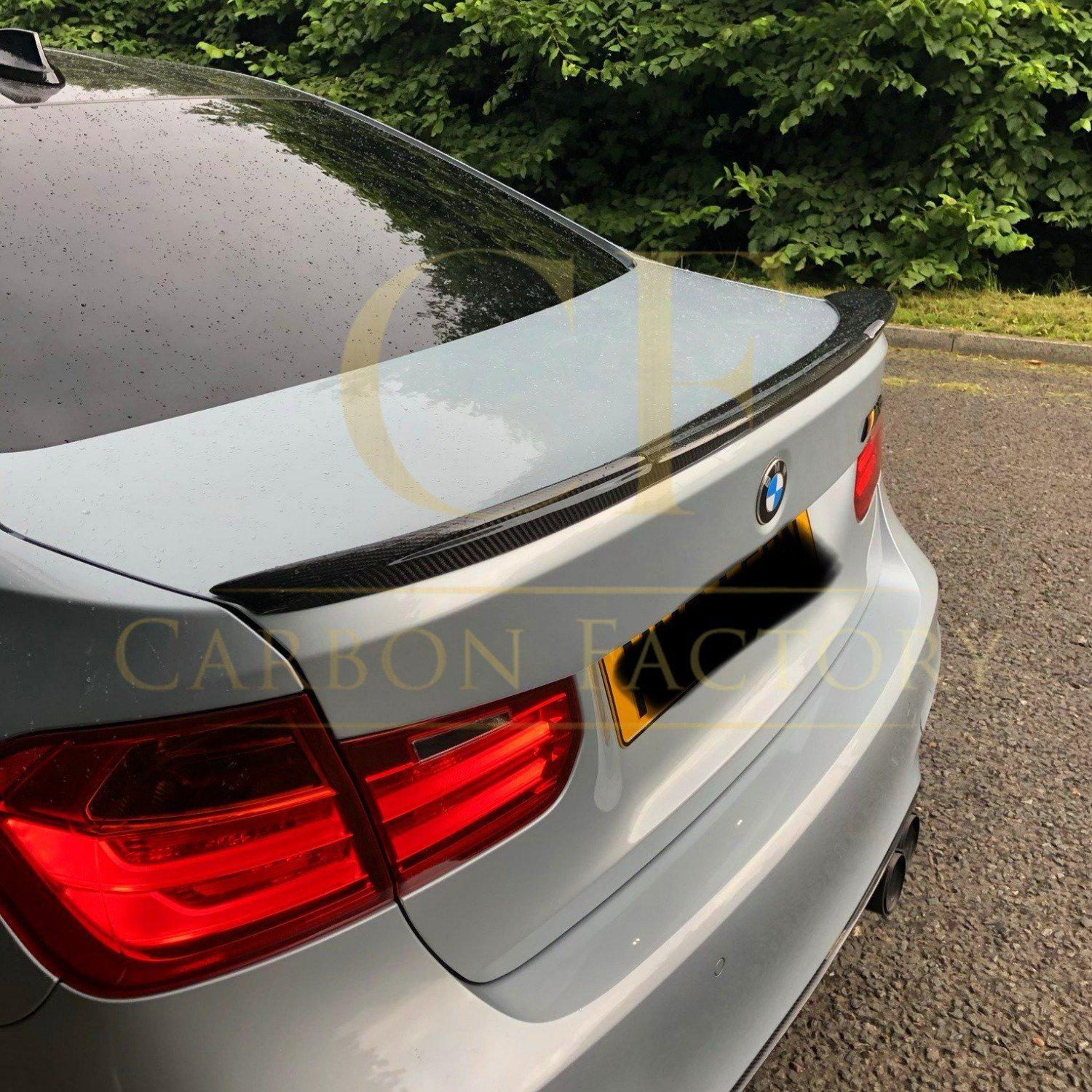 CS Style Carbon Fiber Trunk Spoiler For BMW F80 M3 & F30 330i 340i 2013-2018 Models