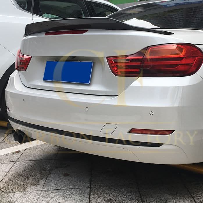 DS Style Carbon Fibre Boot Spoiler for BMW 4 Series F33 Convertible inc F83 M4 14-20 - Carbon Factory