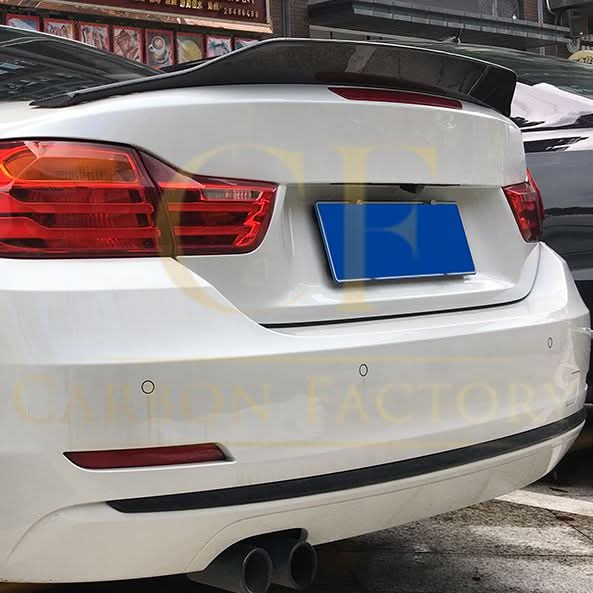 DS Style Carbon Fibre Boot Spoiler for BMW 4 Series F33 Convertible inc F83 M4 14-20 - Carbon Factory