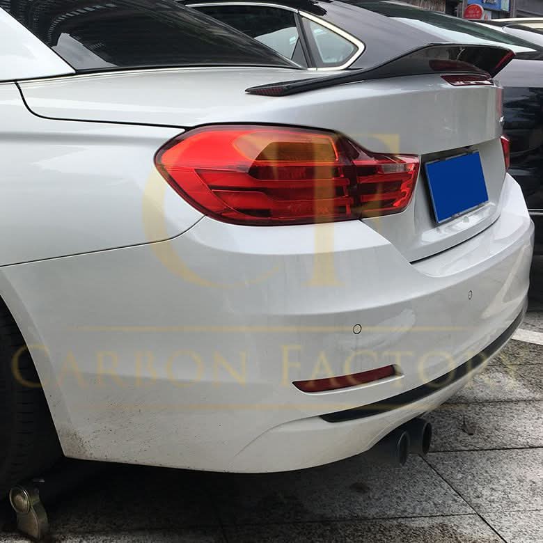 DS Style Carbon Fibre Boot Spoiler for BMW 4 Series F33 Convertible inc F83 M4 14-20 - Carbon Factory