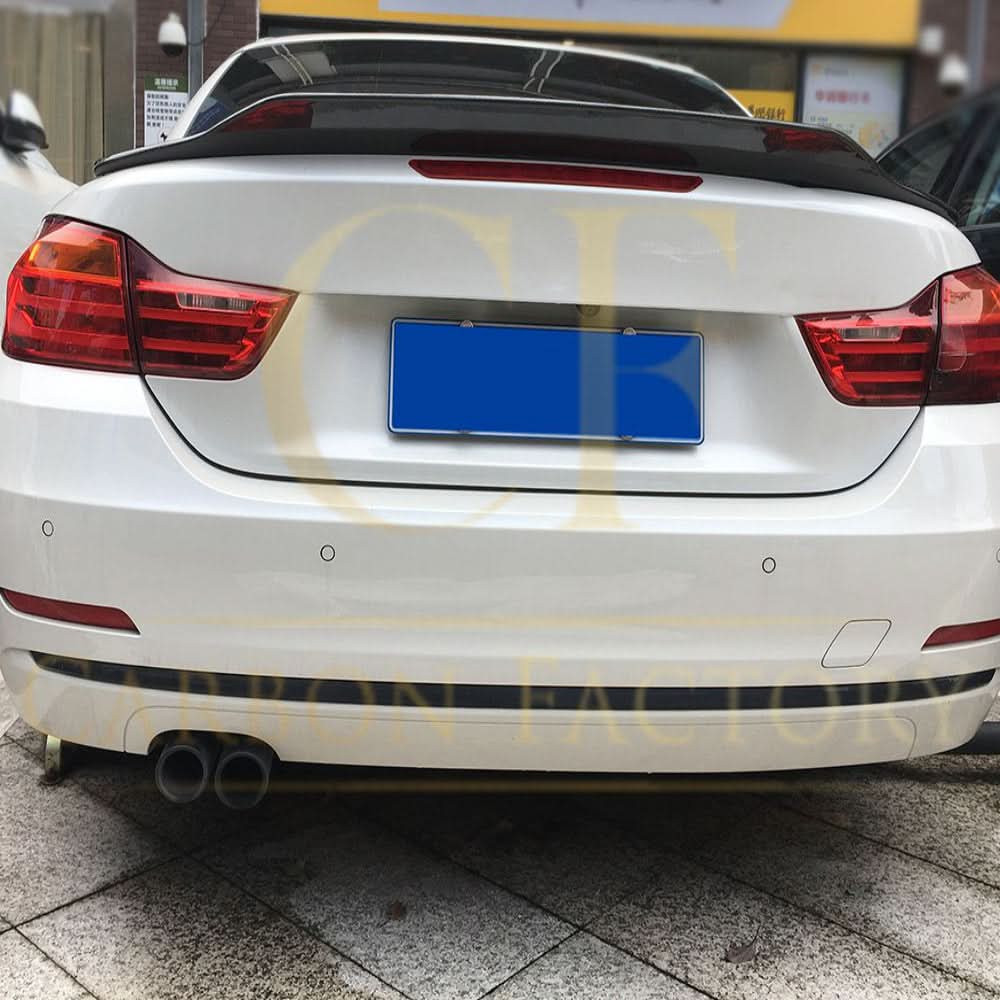 DS Style Carbon Fibre Boot Spoiler for BMW 4 Series F33 Convertible inc F83 M4 14-20 - Carbon Factory
