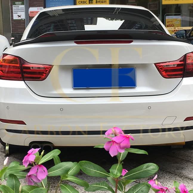 DS Style Carbon Fibre Boot Spoiler for BMW 4 Series F33 Convertible inc F83 M4 14-20 - Carbon Factory
