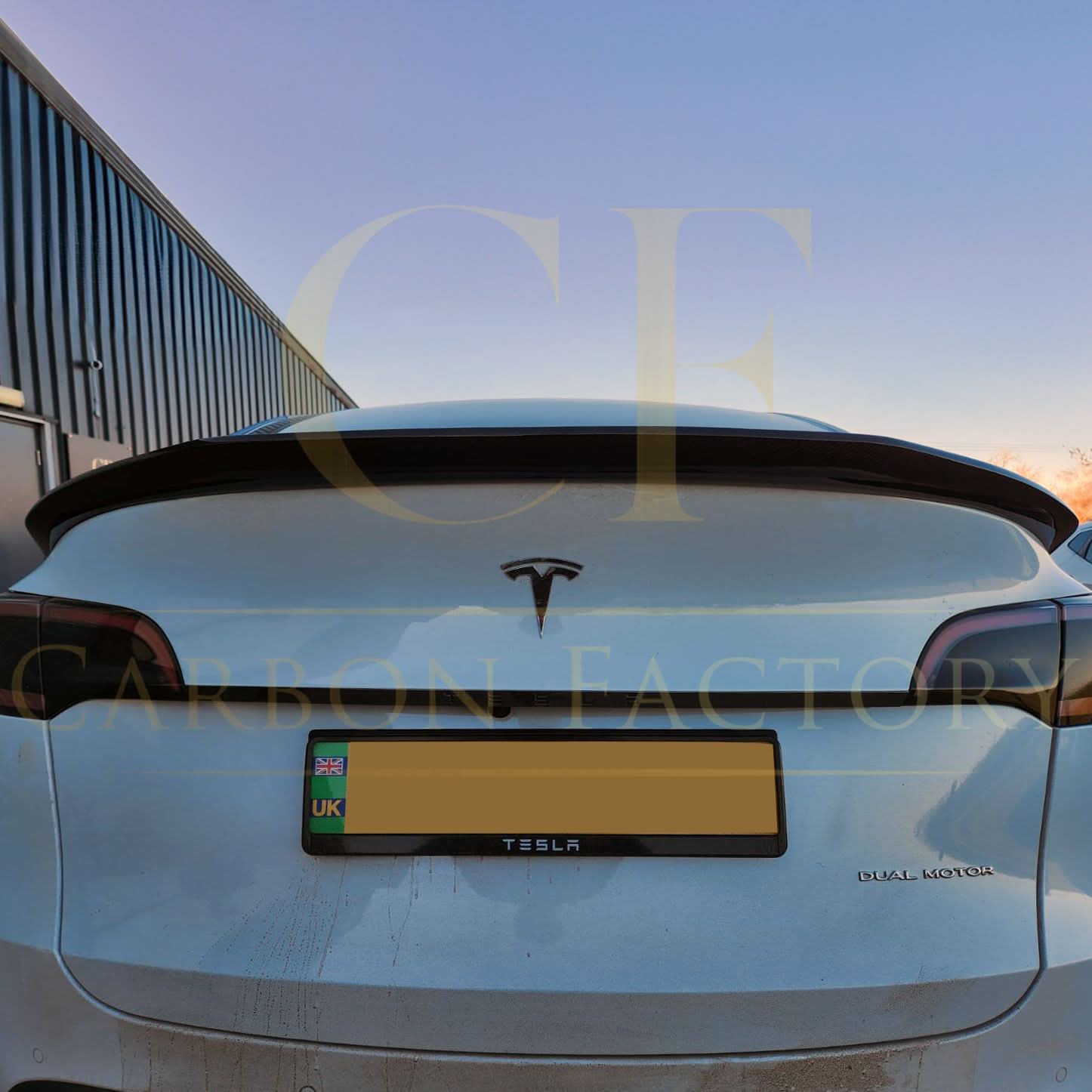 DS Style Carbon Fibre Rear Spoiler for Tesla Model Y 19-23 - Carbon Factory