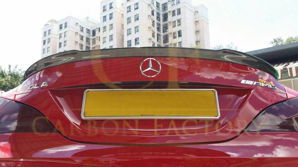 FD Style Carbon Fibre Boot Spoiler for Mercedes Benz W117 CLA 13-19 - Carbon Factory