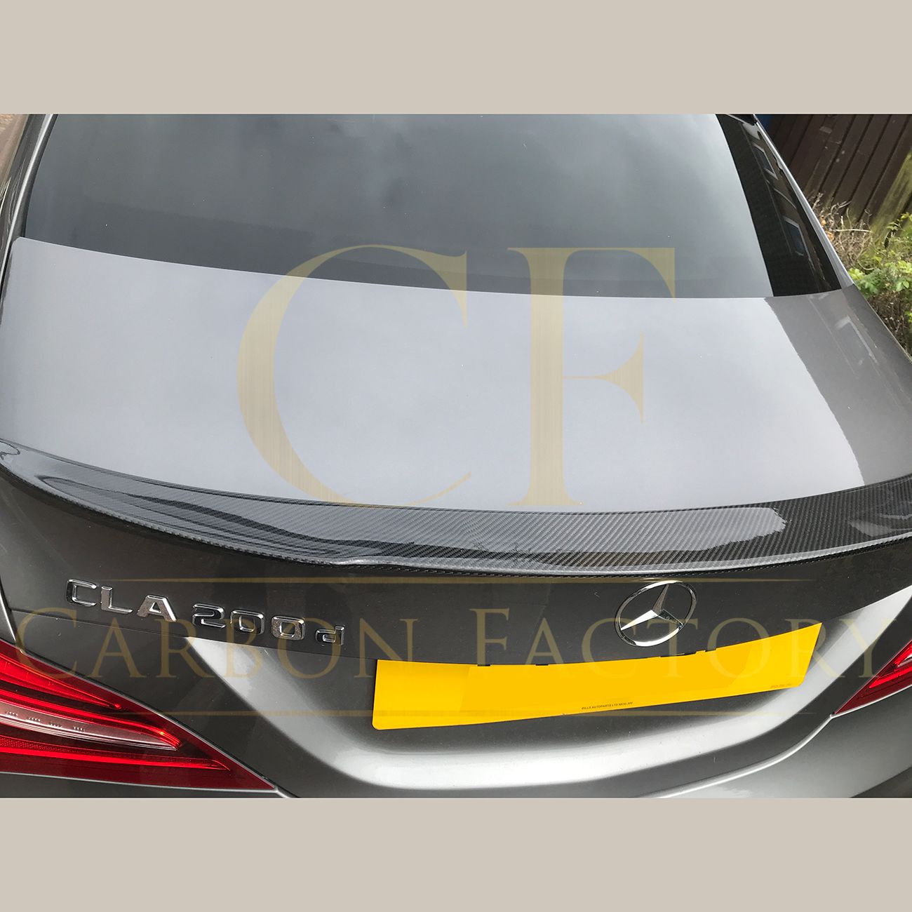 FD Style Carbon Fibre Boot Spoiler for Mercedes Benz W117 CLA 13-19 - Carbon Factory