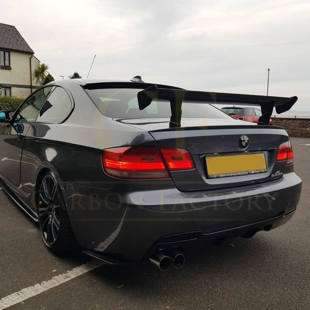 GTS Style Carbon Fibre Boot Spoiler for BMW 3 Series E90 E92 E93 inc M3 07-13 - Carbon Factory