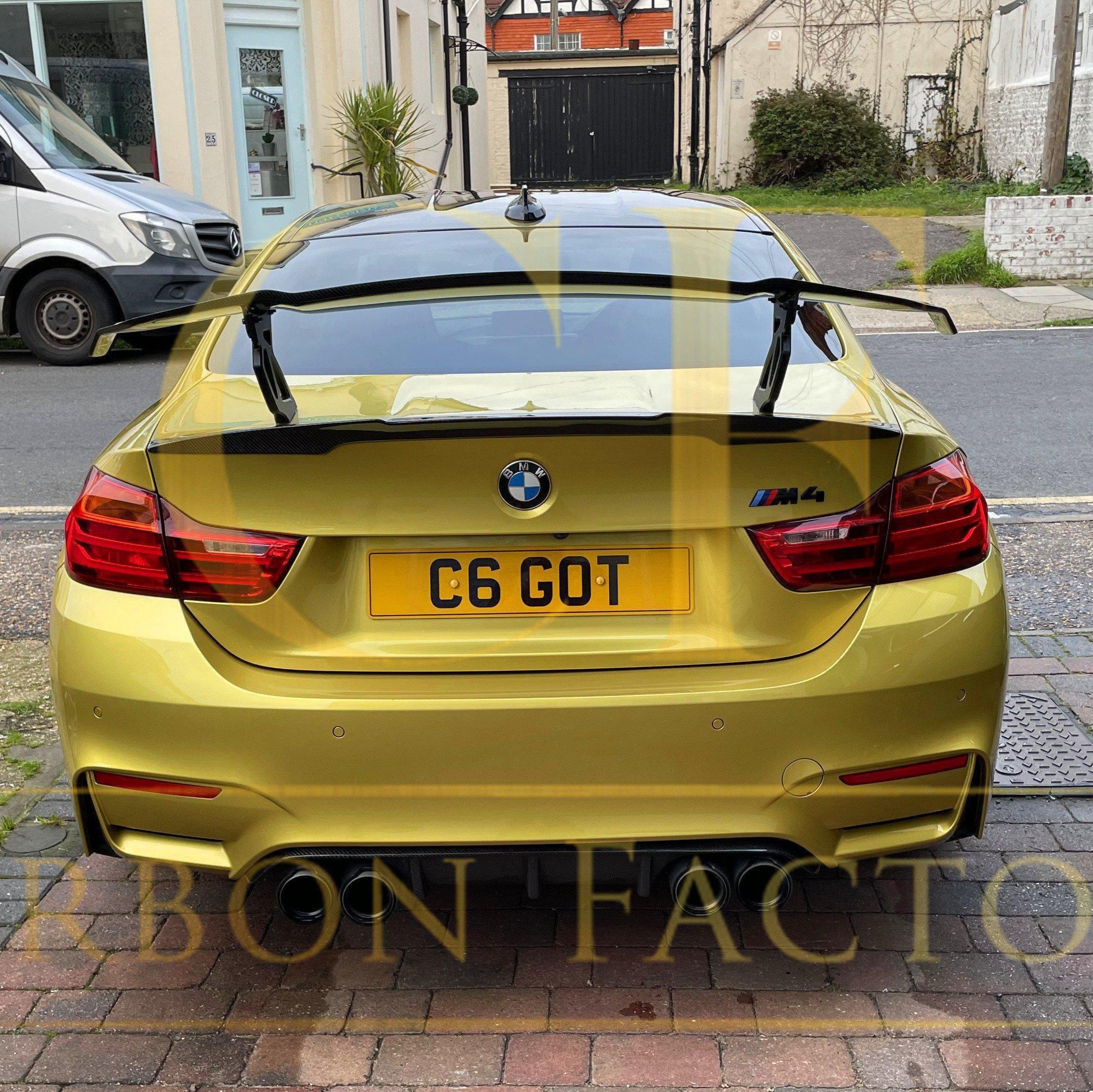 GTS V Style Carbon Fibre Boot Spoiler for BMW F80 M3 F82 F83 M4 14-20 - Carbon Factory