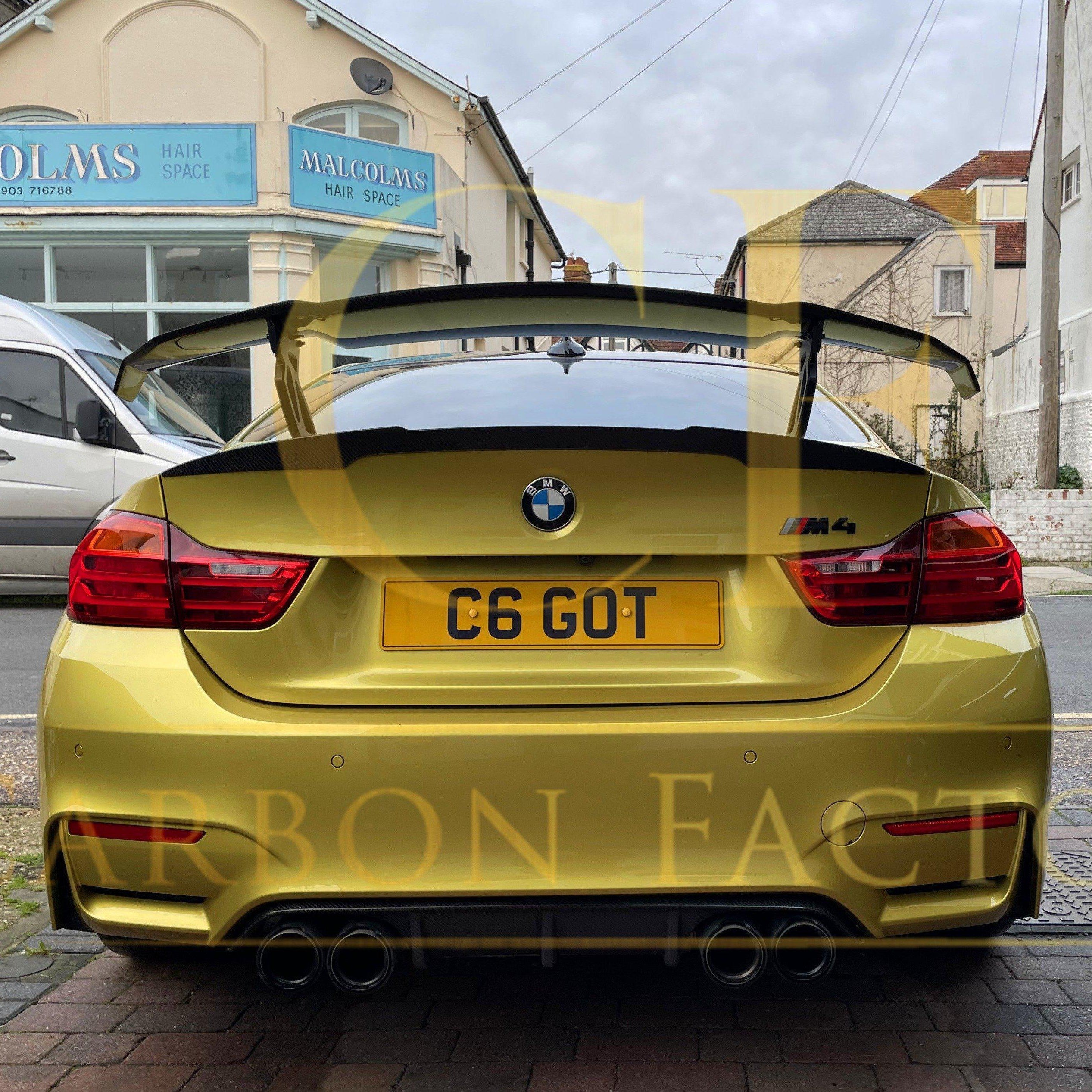 GTS V Style Carbon Fibre Boot Spoiler for BMW F80 M3 F82 F83 M4 14-20 - Carbon Factory