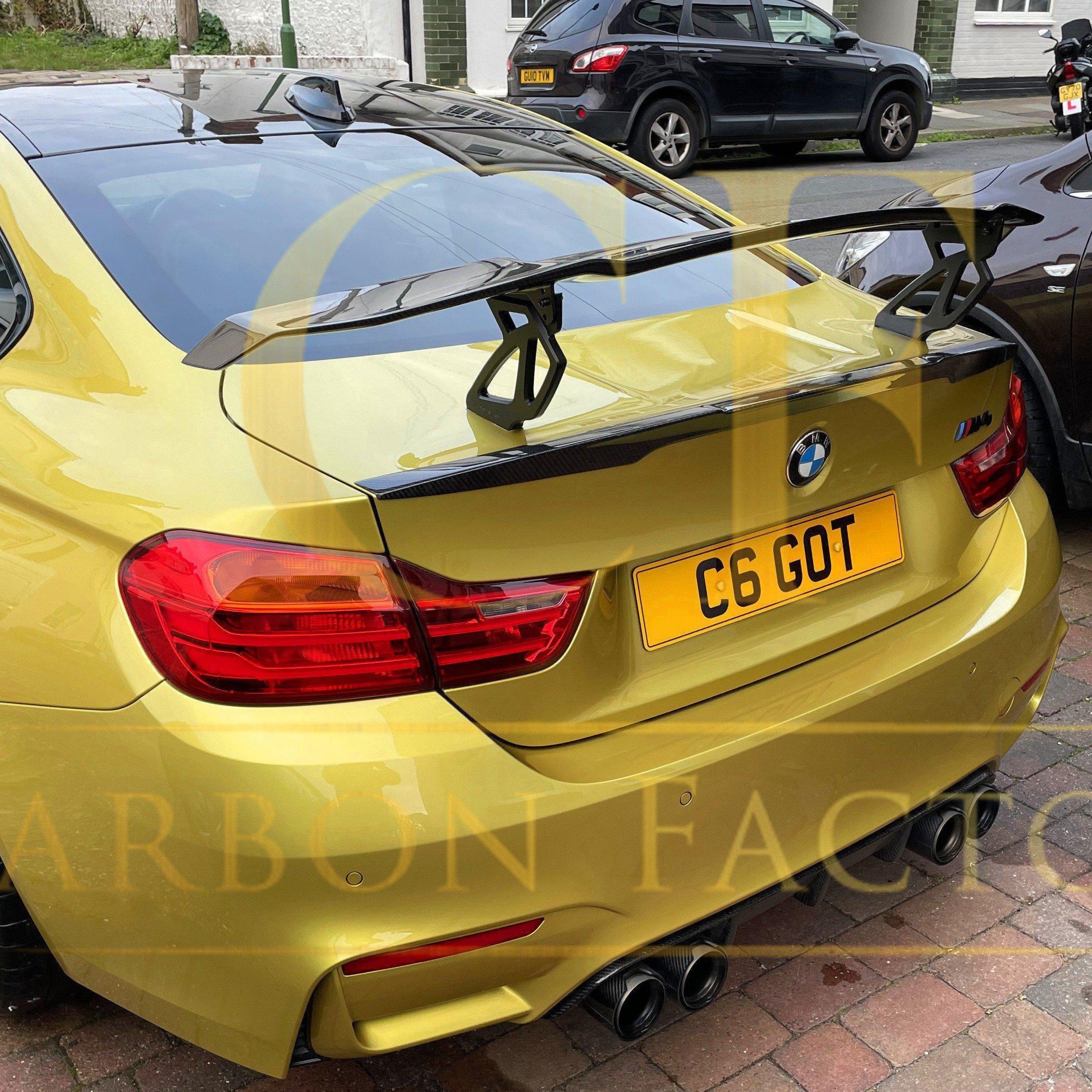 GTS V Style Carbon Fibre Boot Spoiler for BMW F80 M3 F82 F83 M4 14-20 - Carbon Factory