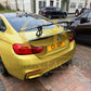 GTS V Style Carbon Fibre Boot Spoiler for BMW F80 M3 F82 F83 M4 14-20 - Carbon Factory