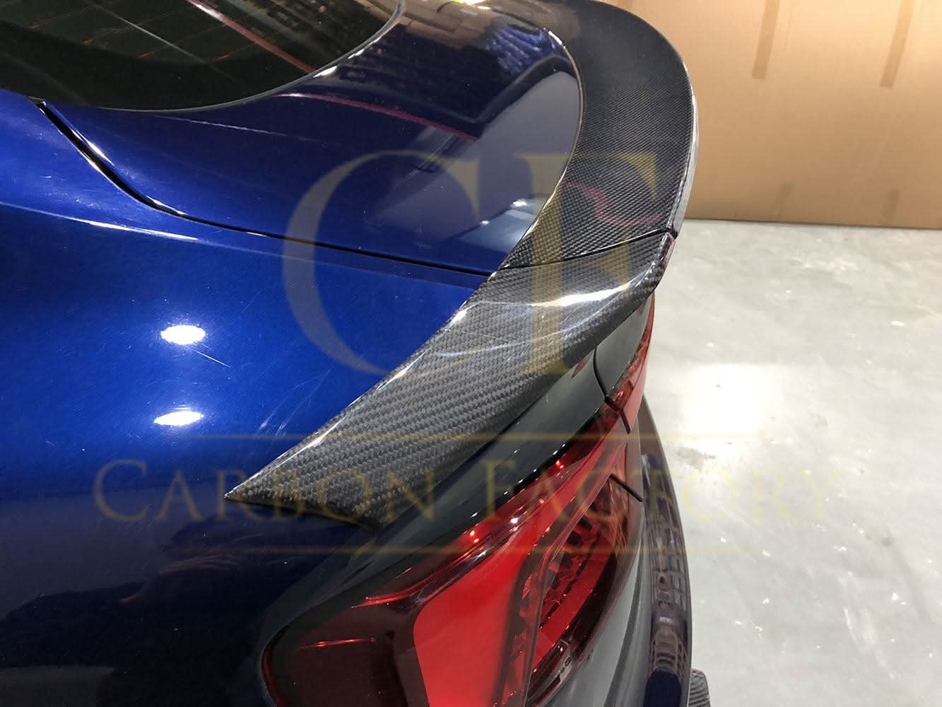 H Style Carbon Fibre Boot Spoiler for Audi B9 A5 S5 RS5 4 Door 17-24 - Carbon Factory