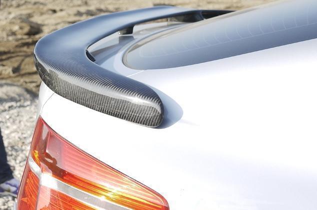 H Style Carbon Fibre Boot Spoiler for BMW E71 X6 09-14 - Carbon Factory