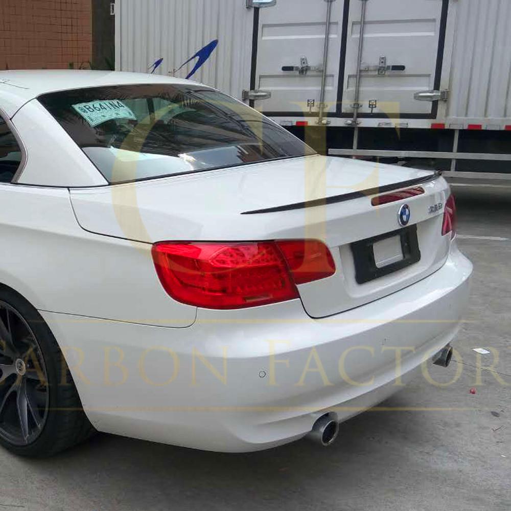 M3 Style Carbon Fibre Boot Spoiler for BMW 3 Series E93 Convertible inc M3 07-13 - Carbon Factory
