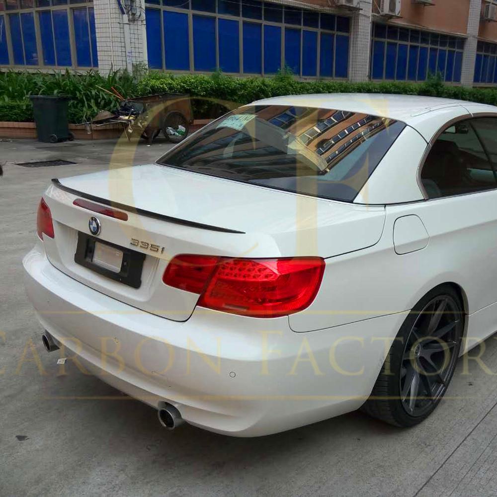 M3 Style Carbon Fibre Boot Spoiler for BMW 3 Series E93 Convertible inc M3 07-13 - Carbon Factory