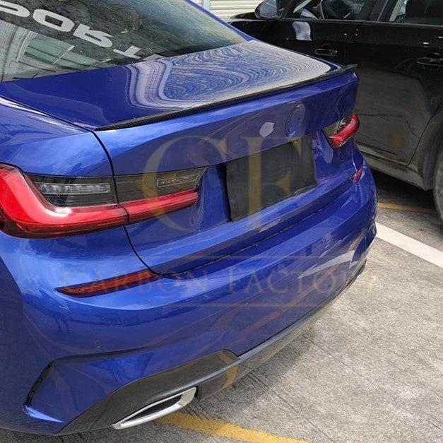 M3 Style Carbon Fibre Boot Spoiler for BMW G20 3 Series G80 M3 G28 i3 19-Present - Carbon Factory