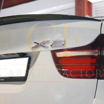 MP A Style Carbon Fibre Boot Spoiler for BMW E71 X6 09-14 - Carbon Factory