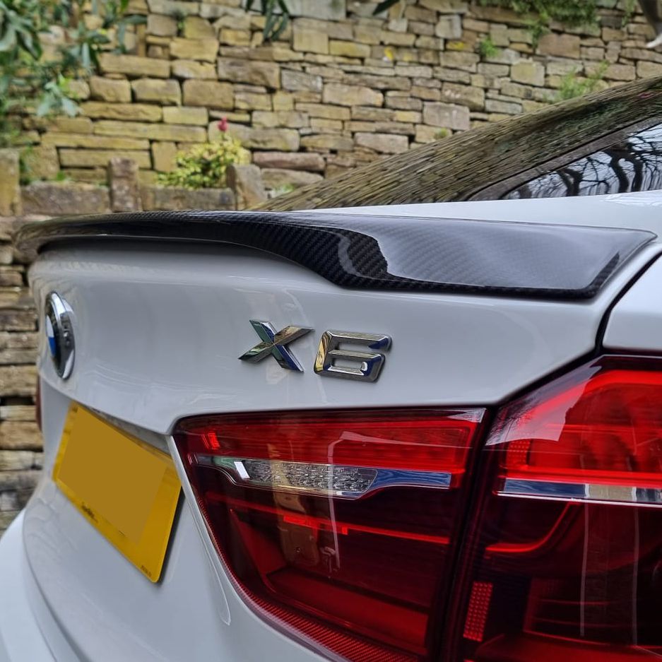 MP B Style Carbon Fibre Boot Spoiler for BMW F16 X6 F86 X6M 15-18 - Carbon Factory