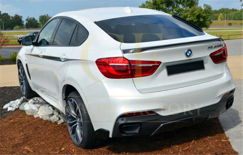 MP B Style Carbon Fibre Boot Spoiler for BMW F16 X6 F86 X6M 15-18 - Carbon Factory