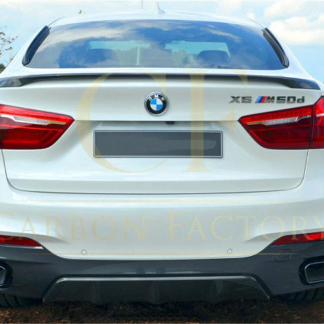 MP B Style Carbon Fibre Boot Spoiler for BMW F16 X6 F86 X6M 15-18 - Carbon Factory