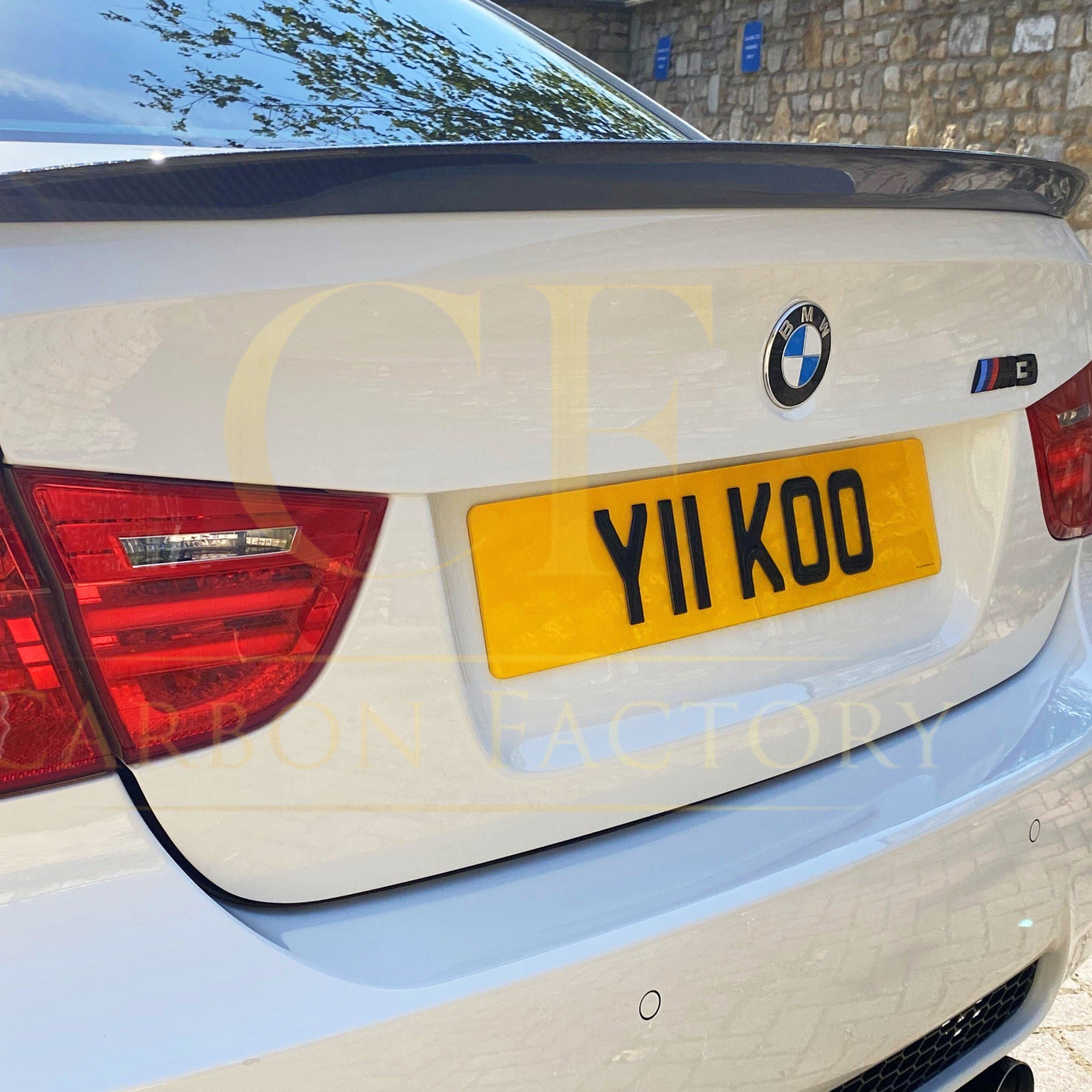 MP Style Carbon Fibre Boot Spoiler for BMW 3 Series E90 Saloon inc M3 07-13 - Carbon Factory