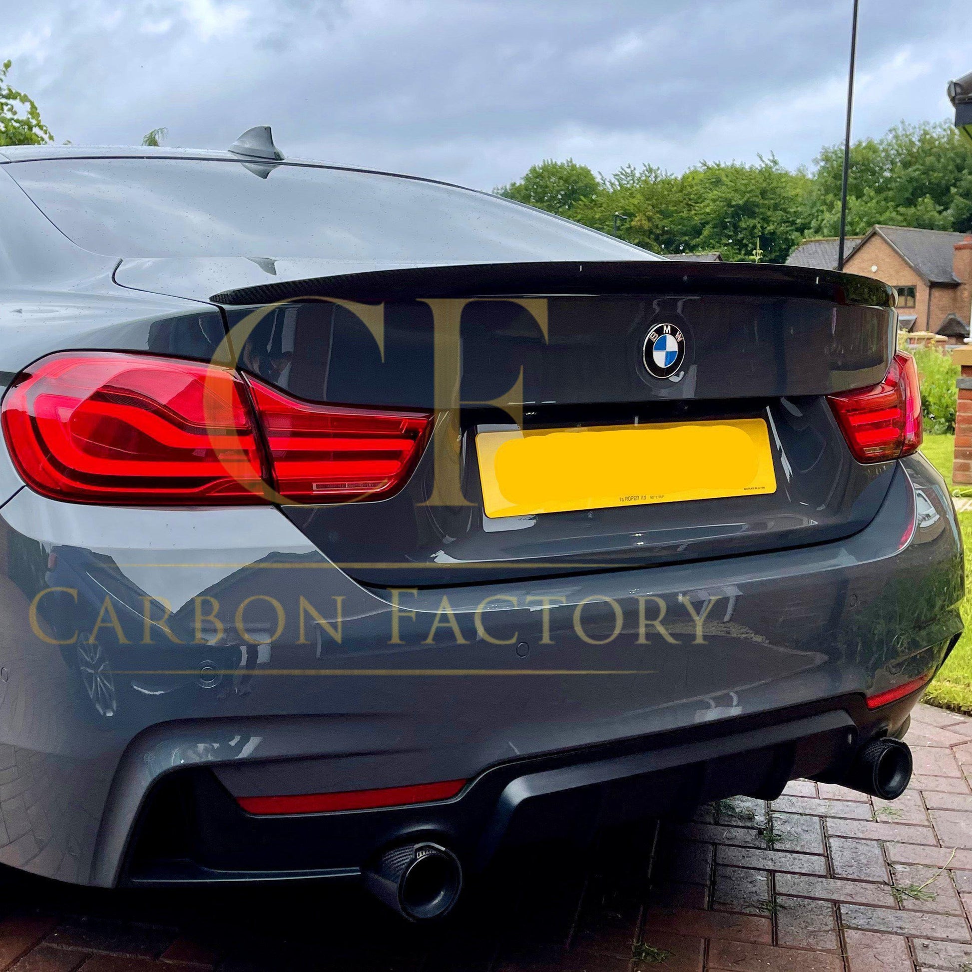 MP Style Carbon Fibre Boot Spoiler for BMW 4 Series F32 Coupe 14-20 - Carbon Factory