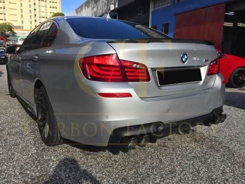 MP Style Carbon Fibre Boot Spoiler for BMW 5 Series F10 inc M5 10-17 - Carbon Factory