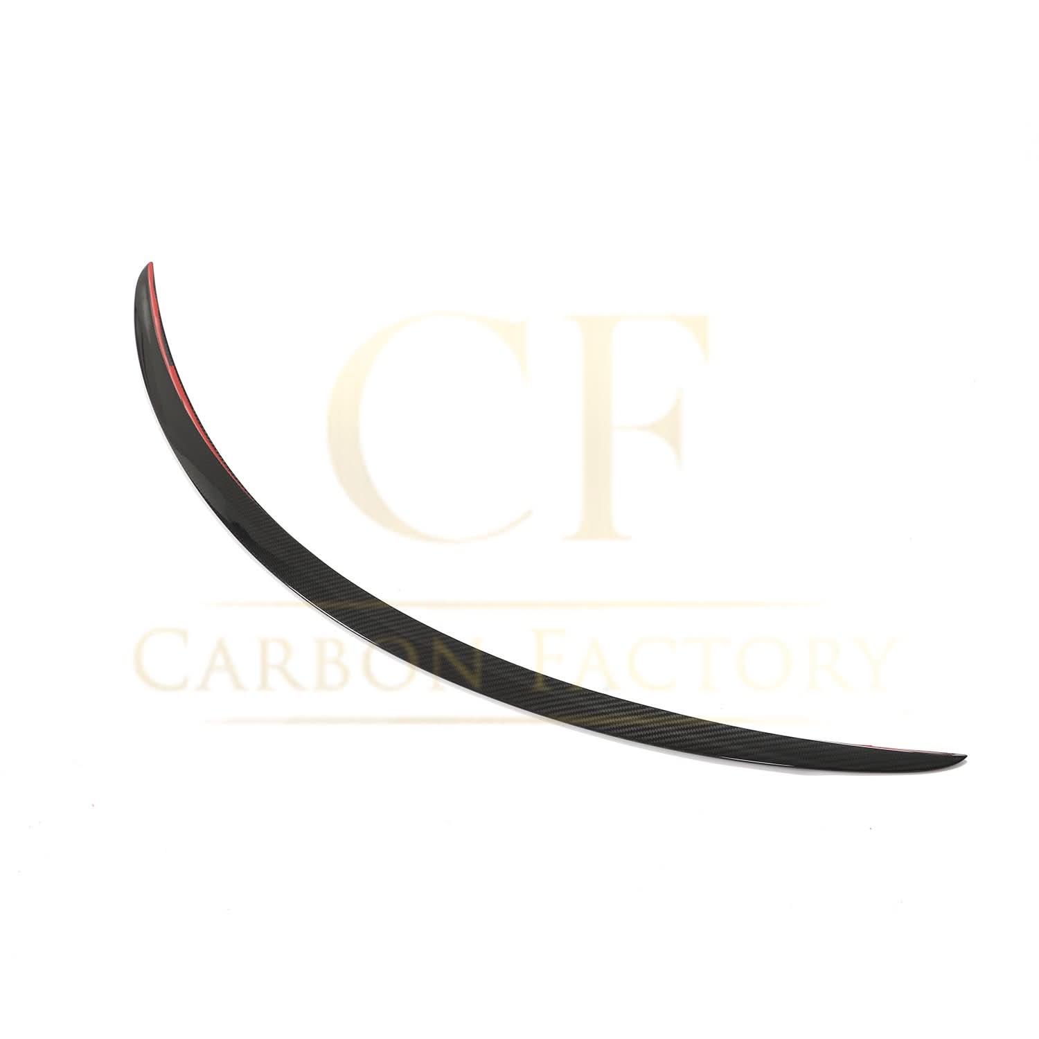OEM Style Matt Carbon Fibre Boot Spoiler for Tesla Model S 13-Present - Carbon Factory