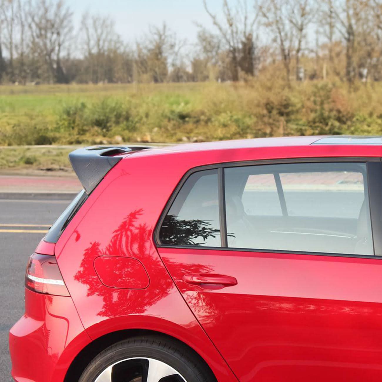OT Style Carbon Fibre Boot Spoiler for VW Golf MK7 GTI GTD & R 14-20 - Carbon Factory