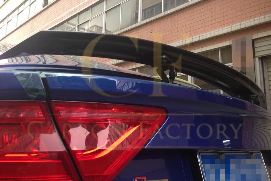 P Style Carbon Fibre Boot Spoiler for Audi 4G A7 S7 10-18 - Carbon Factory