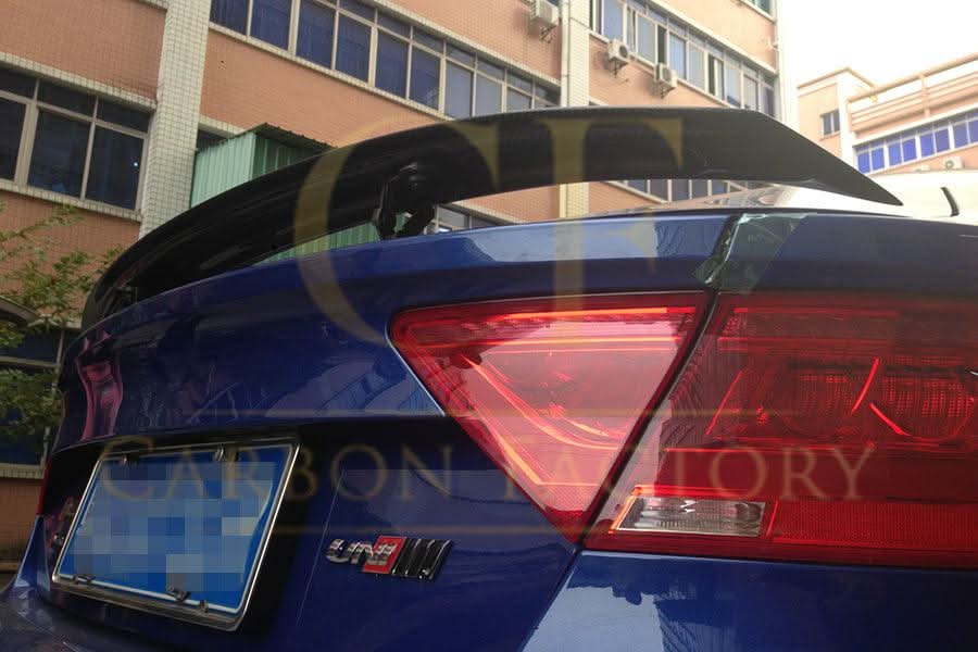P Style Carbon Fibre Boot Spoiler for Audi 4G A7 S7 10-18 - Carbon Factory