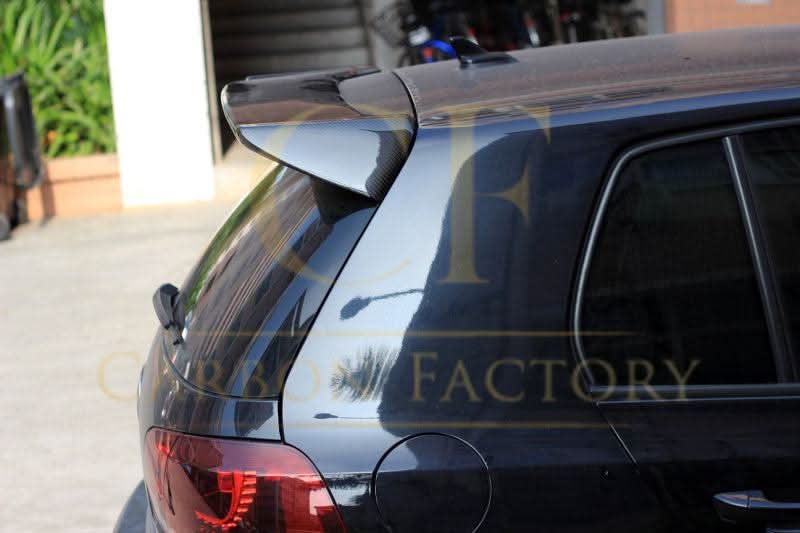 P Style Carbon Fibre Roof Spoiler for VW Golf MK6 GTI R20 08-13 - Carbon Factory
