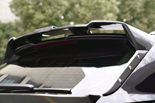 Pre-Preg Carbon Fibre Roof Spoiler for Audi C8 RS6 19-24 - Carbon Factory