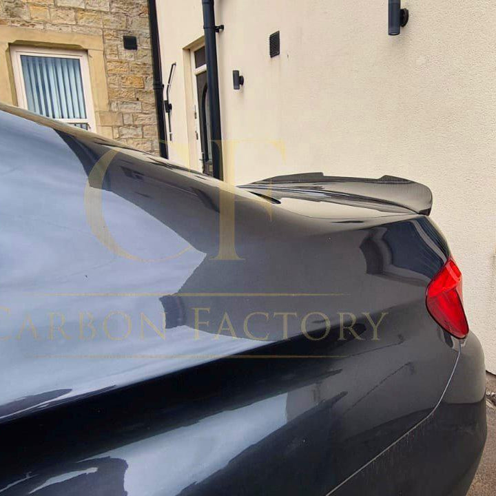 Carbon Fibre boot spoiler for BMW 5 Series F10 and M5, featuring a sleek PSM Style design for enhanced sporty look.