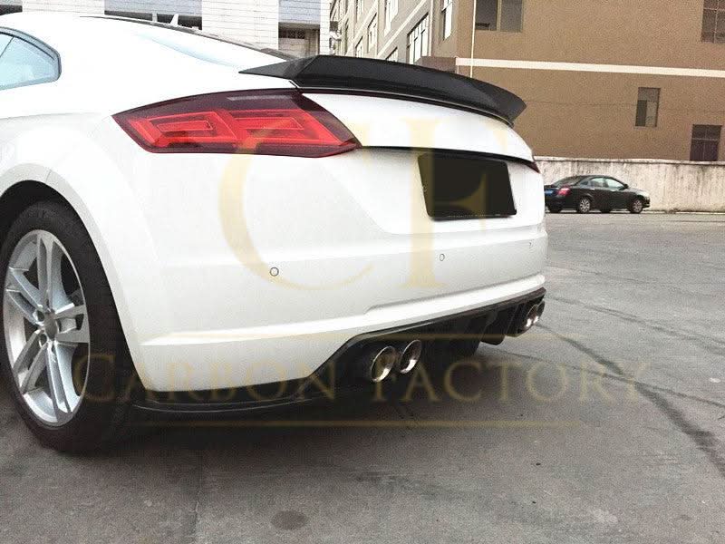 R Style Carbon Fibre Boot Spoiler for Audi 8S TT MK3 15-19 - Carbon Factory