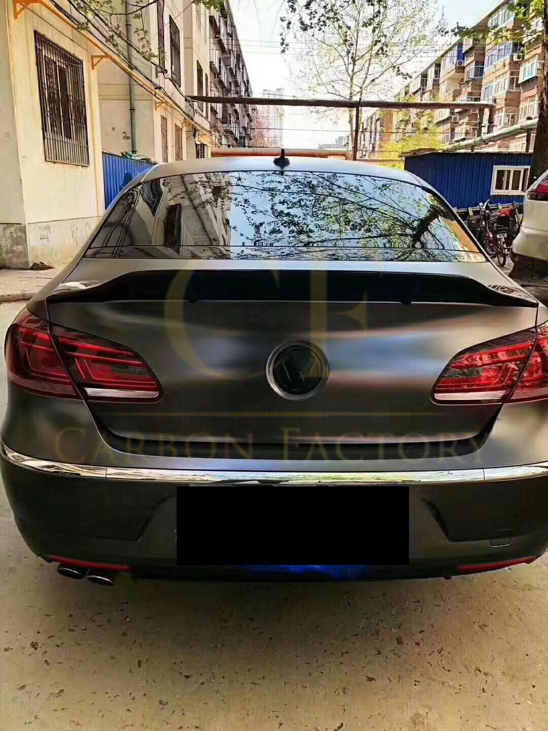 R Style Carbon Fibre Boot Spoiler for VW Passat CC B7 11-18 - Carbon Factory