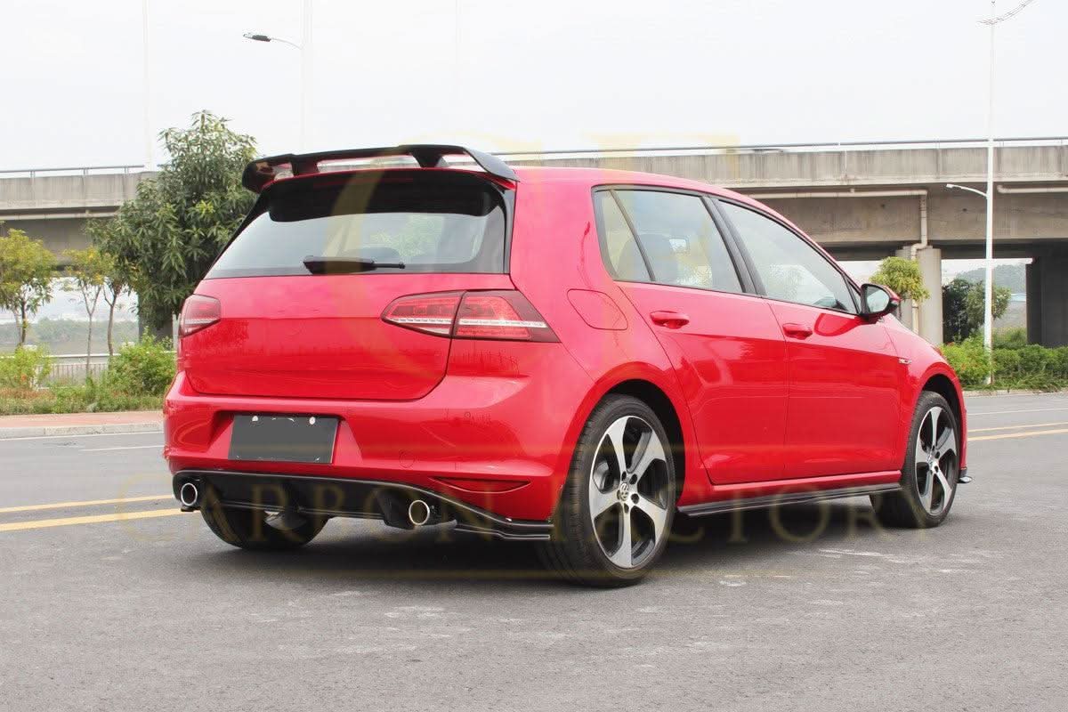 RZ Style Carbon Fibre Boot Spoiler for VW Golf MK7 GTI GTD & R 14-20 - Carbon Factory
