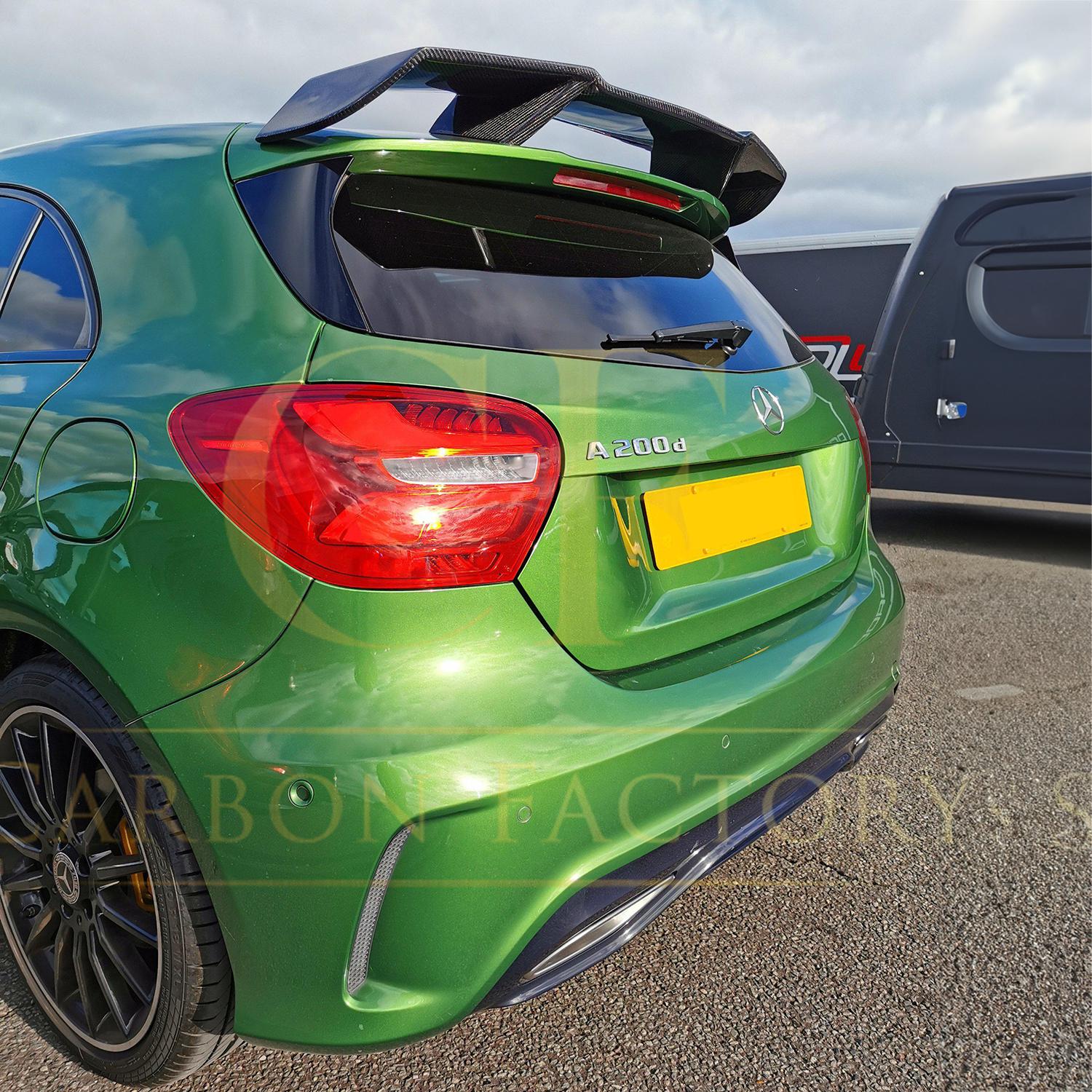 RZ Style Carbon Fibre Roof Spoiler for Mercedes Benz W176 A Class 13-18 - Carbon Factory