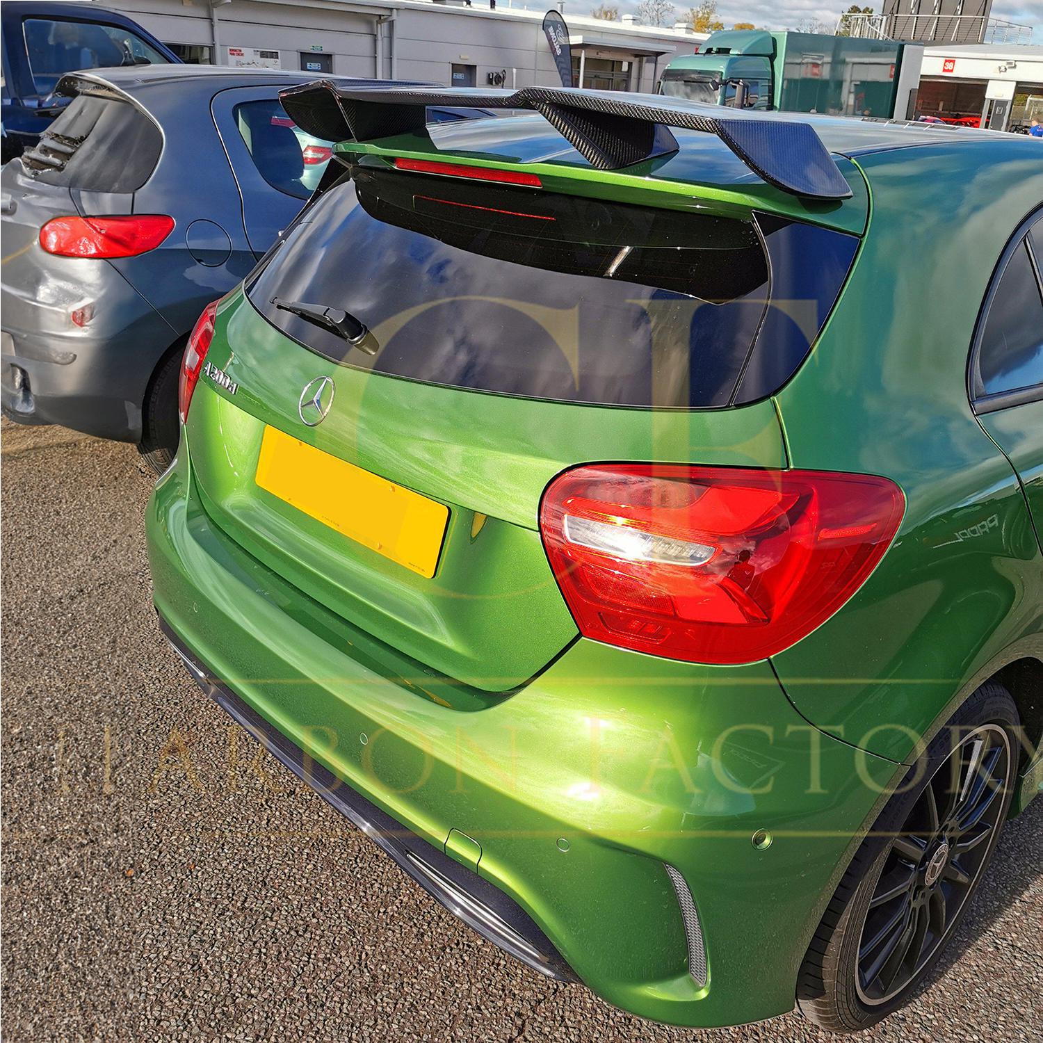 RZ Style Carbon Fibre Roof Spoiler for Mercedes Benz W176 A Class 13-18 - Carbon Factory
