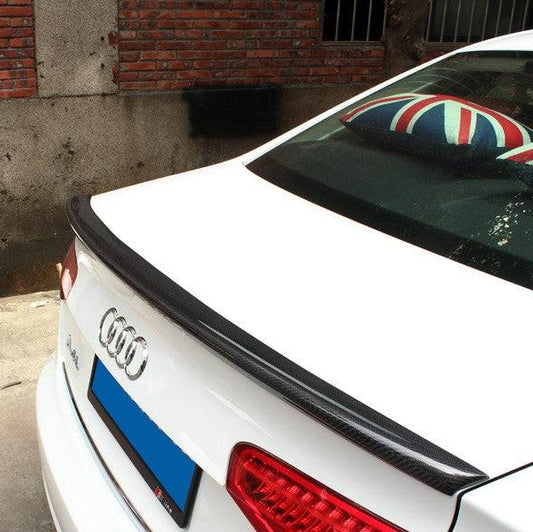 S4 Style Carbon Fibre Boot Spoiler for Audi A4 B8.5 13-15 - Carbon Factory