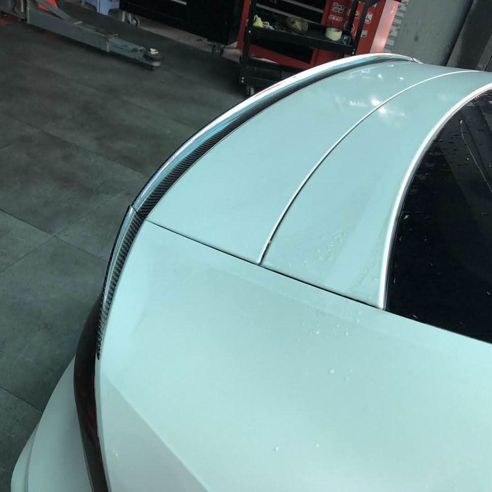 V Style Carbon Fibre Boot Spoiler for Audi 4K A7 S7 RS7 19-22 - Carbon Factory